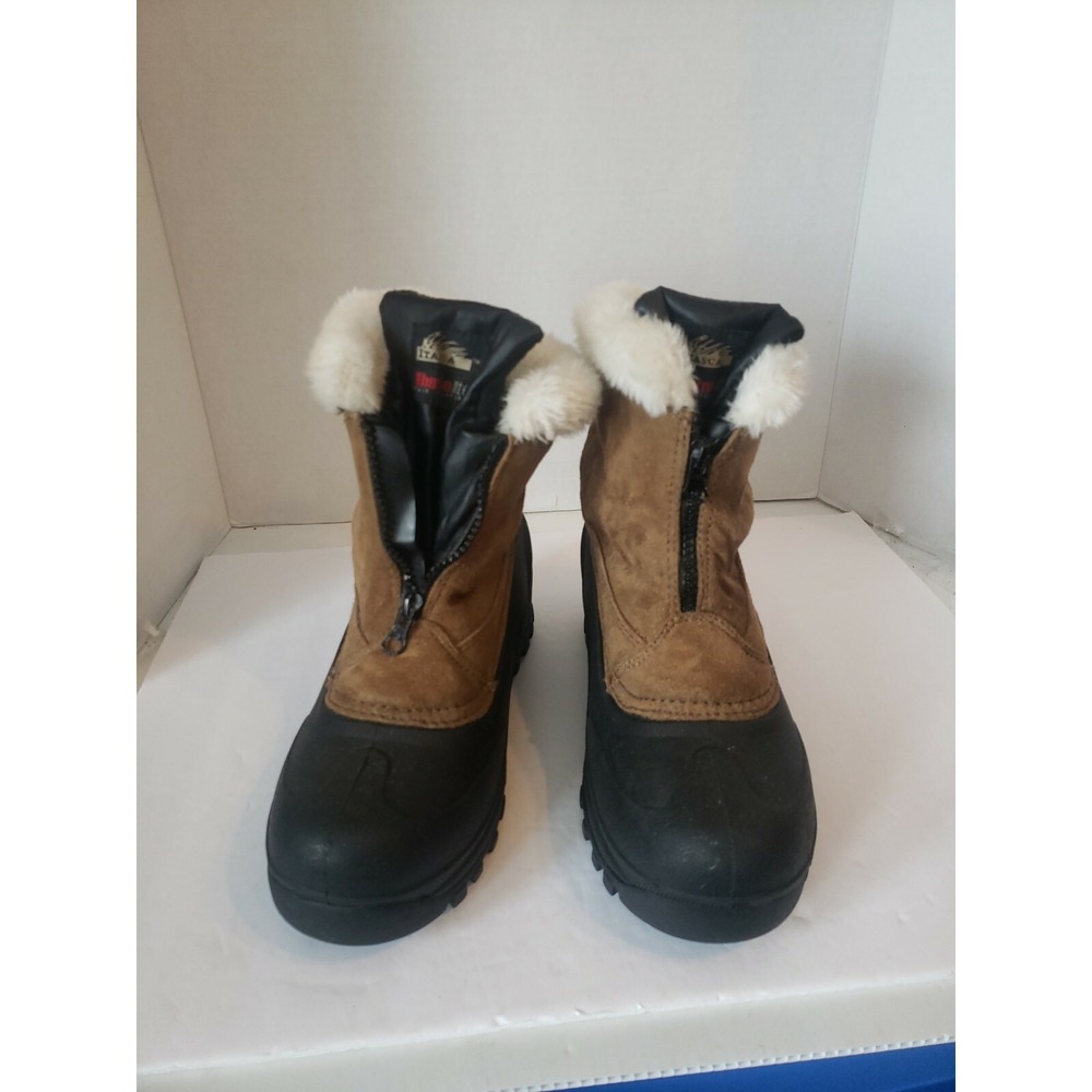 Itasca Women's Tahoe Tan ThermaLite Waterproof Thin Insulation Boots Sz 8
